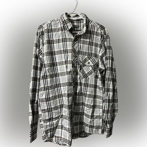 NWT Tilley Plaid Button-Up Shirt